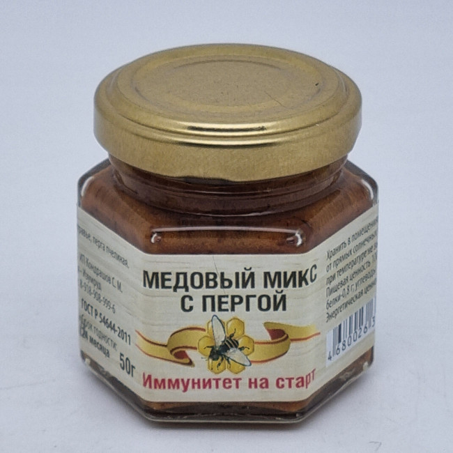 Мед микс перга "Иммунитет на старт" 50гр