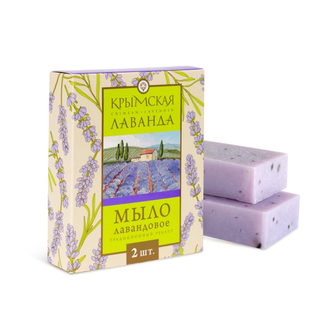 Набор мыла натурального Крымская лаванда 200гр