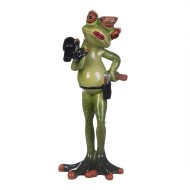 Лягушка парикмахер 7,5*6,5*17см