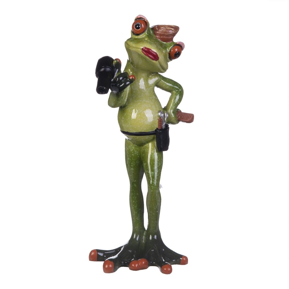 Лягушка парикмахер 7,5*6,5*17см