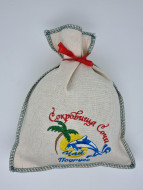 Чай черный в сувенирном мешке с вышивкой подруге 140гр Чай черный в сувенирном мешке с вышивкой подруге 140гр