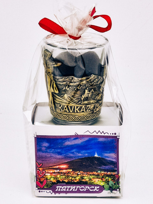 Краснополянский чай "Перевальный" 40гр Пятигорск с сувениром стопка Краснополянский чай "Перевальный" 40гр Пятигорск с сувениром стопка
