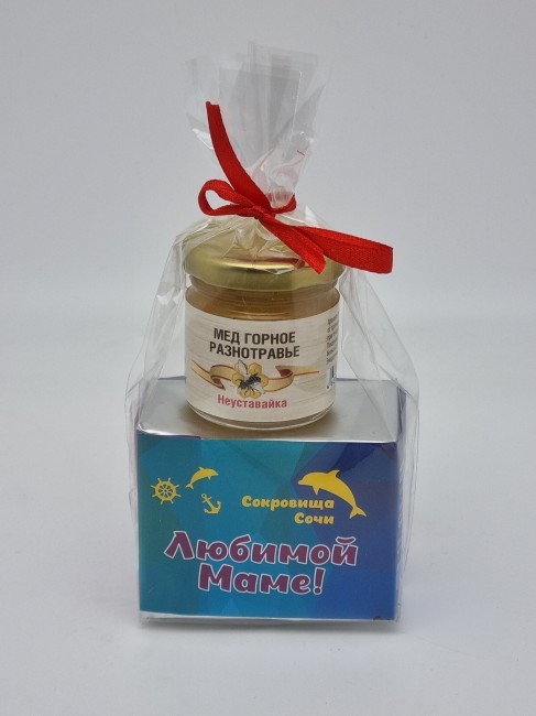 Чай черный бандеролька "Любимой маме" 35гр + мед 50гр Чай черный бандеролька "Любимой маме" 35гр + мед 50гр