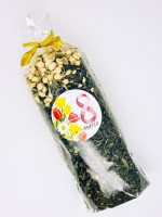 Подарок на 8 марта чай зеленый ручной сбор с жасмином 100гр