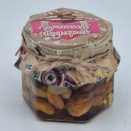 Мед с орехами ассорти 90гр лучший подарок Мед с орехами ассорти 90гр лучший подарок