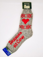 Носки мужские с 23 февраля шерстяные Дедушке