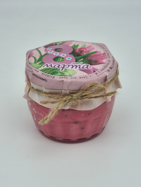 Мед с малиной 170гр с 8 марта Мед с малиной 170гр с 8 марта