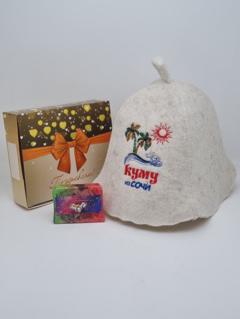 Набор для бани "Куму" лучший подарок Набор для бани "Куму" лучший подарок