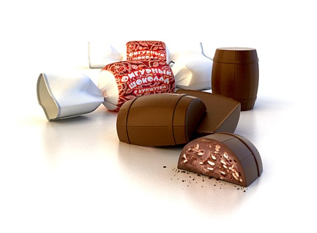 Конфета "Бочонок с кунжутом" штучно