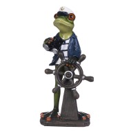 Лягушка капитан 9,3*6,5*18,5см