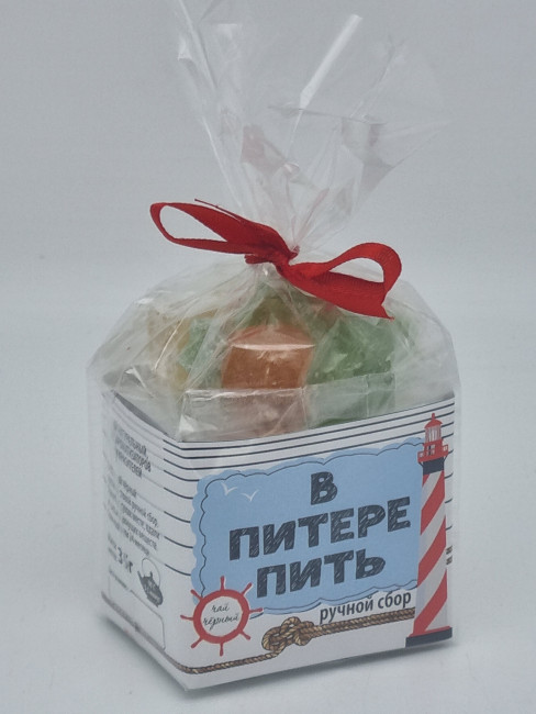 Чай черный ручной сбор 35гр +лукум 50гр Санкт-Петербург