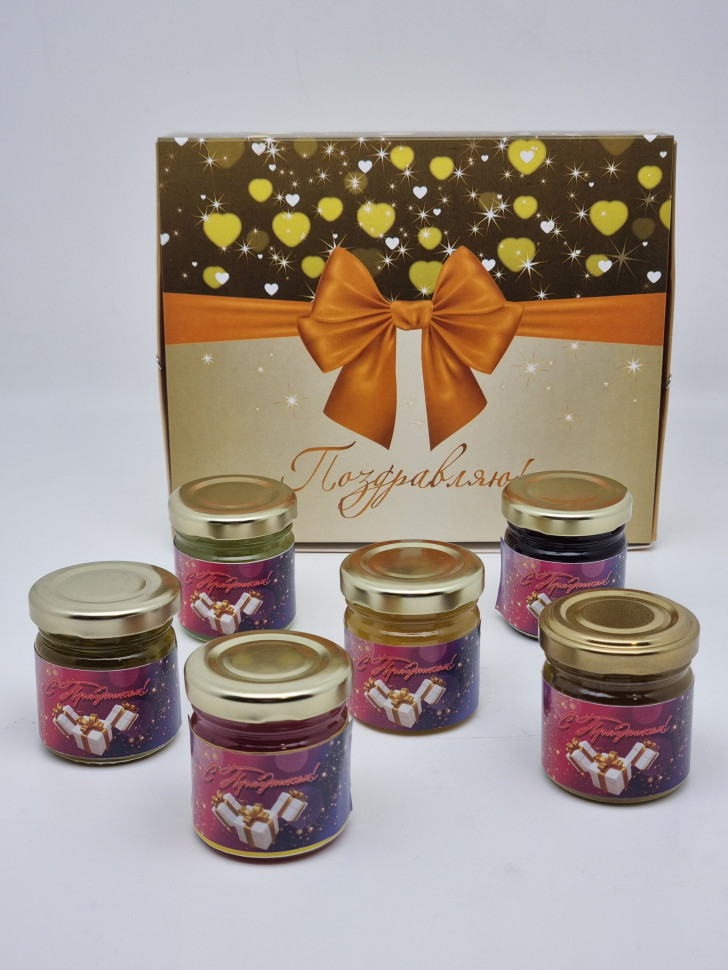 Набор 70 мёда и варенье лучший подарок