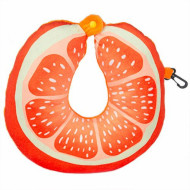 Апельсин игрушка-дорожная подушка 25*29см