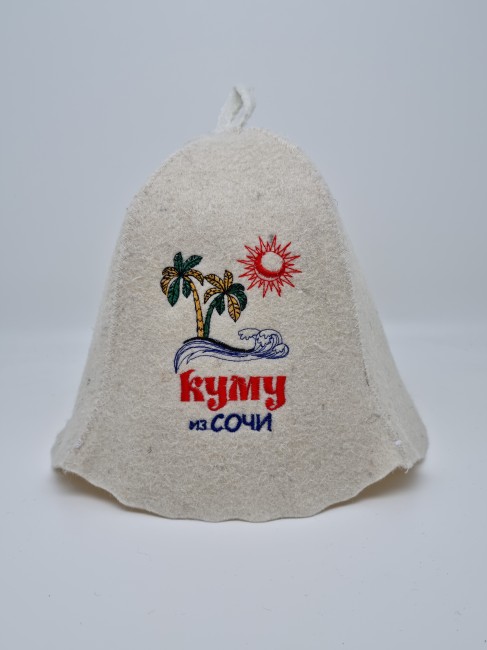 Шапка для бани "Куму" Шапка для бани "Куму"