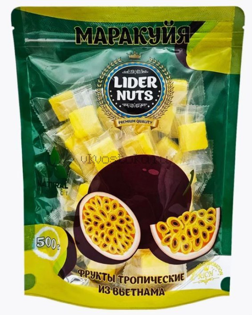 Маракуйя кубики "LIDER NUTS" 500гр