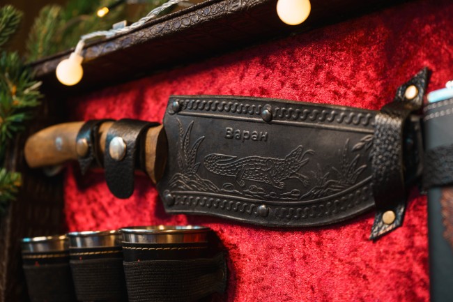 Набор №12 шампуров элит-x в коробке кож/зам большой 7