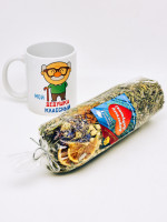 Подарочный набор дедушке краснополянский чай "Букет здоровья" 100гр в кружке 300мл