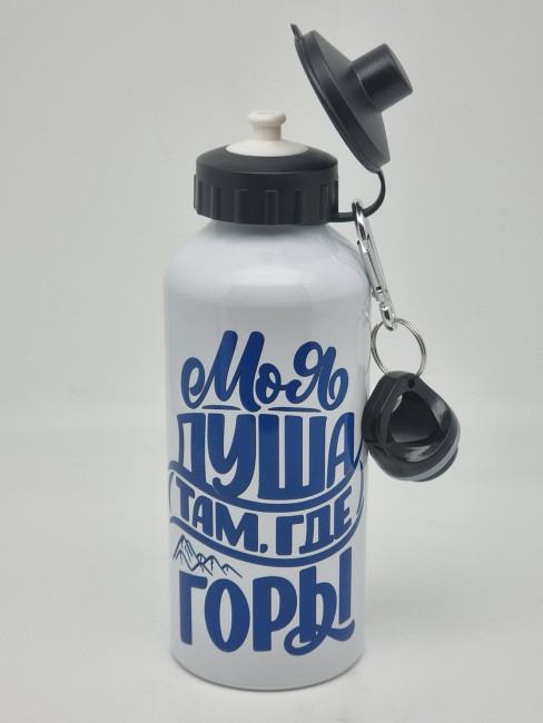 Бутылка 600мл для воды алюминиевая 22 Бутылка 600мл для воды алюминиевая 22