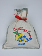 Чай черный в сувенирном мешке с вышивкой сыну 140гр Чай черный в сувенирном мешке с вышивкой сыну 140гр