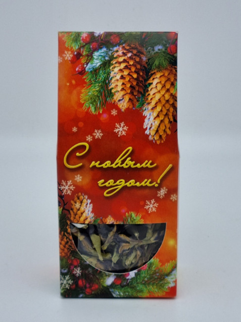 Синий чай 20гр с новым годом