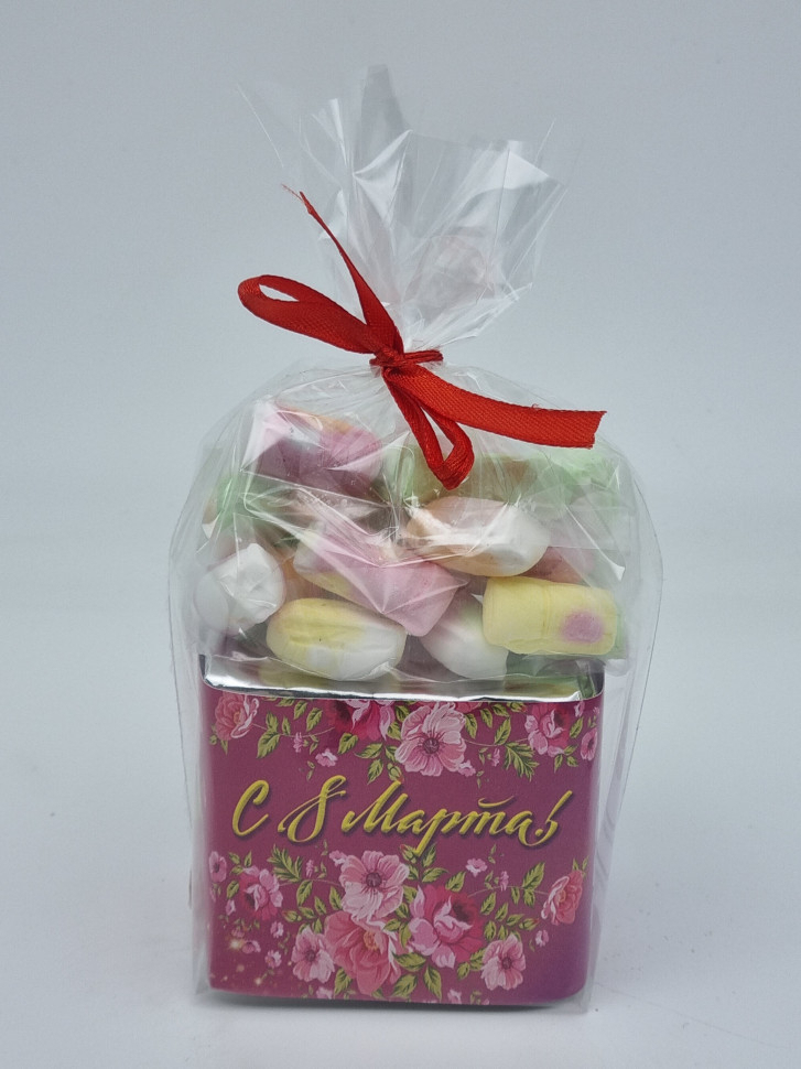 Подарочный набор с 8 марта чай зеленый высший сорт 40гр и парварда 50гр