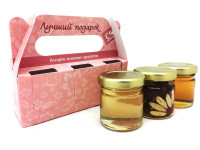 Мед с орехами ассорти 50гр