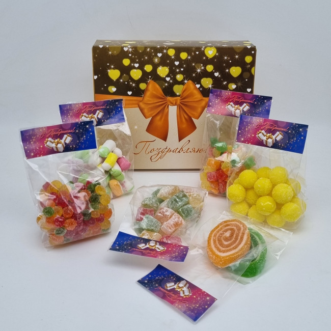 Набор Праздничный ассорти сладостей 6 видов лучший подарок Набор Праздничный ассорти сладостей 6 видов лучший подарок