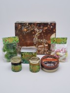 Набор Праздничный чай, мед и сладости с новым годом Набор Праздничный чай, мед и сладости с новым годом