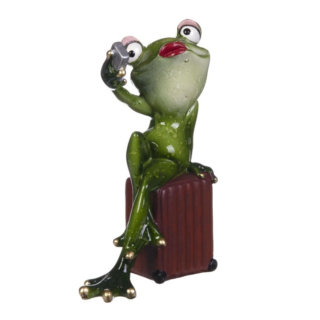 Лягушка путешественница 10,5*5,3*13см