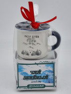 Чай зеленый ручной сбор 40гр + кружка мини Домбай