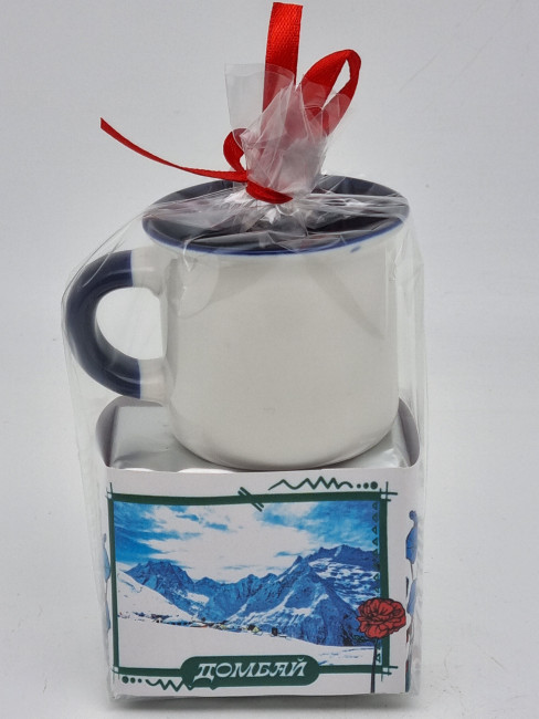 Чай зеленый ручной сбор 40гр + кружка мини Домбай