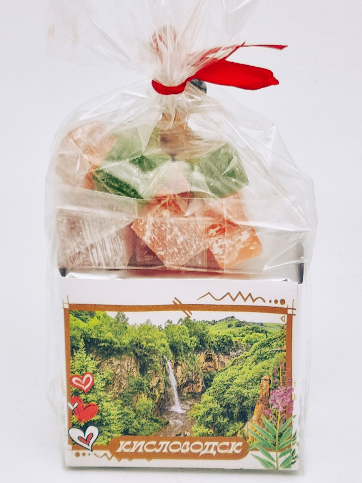 Краснополянский чай "Высокогорный" 40гр +лукум 50гр Кисловодск с магнитом