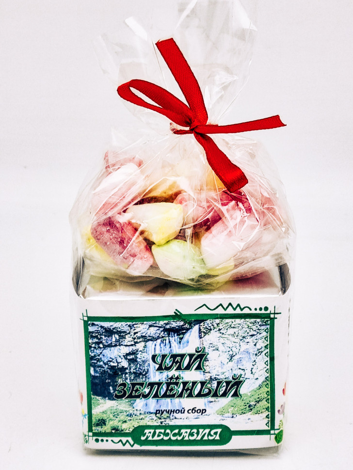 Чай зеленый ручной сбор 40гр + парварда 50гр Абхазия