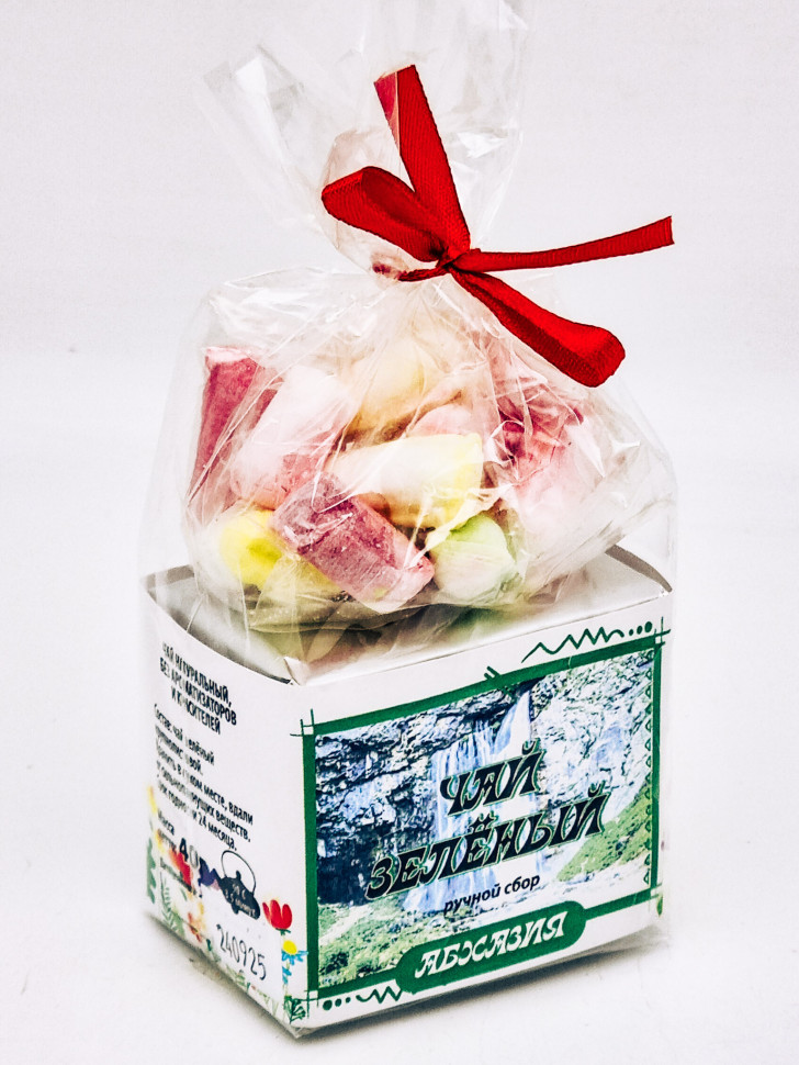 Чай зеленый ручной сбор 40гр + парварда 50гр Абхазия