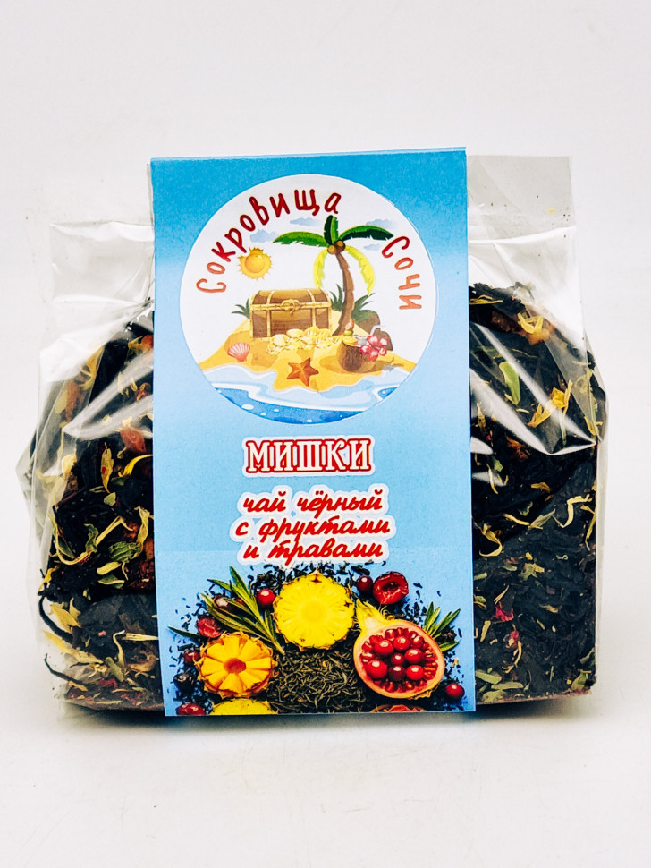 Чай черный с добавками "Мишки" 100гр