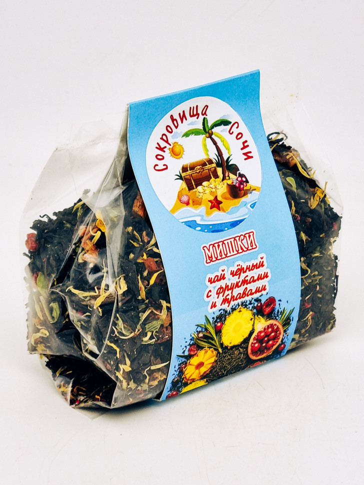 Чай черный с добавками "Мишки" 100гр