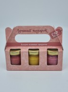 Набор1 Праздничный 3 меда лучший подарок