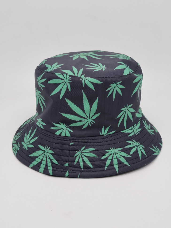 Панама в ассортименте 300 серая с цветным принтом