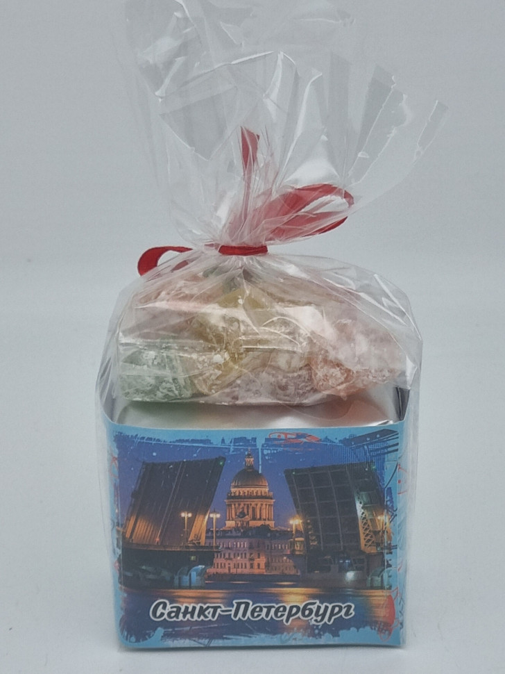 Чай зеленый ручной сбор 40гр +лукум 50гр Санкт-Петербург №1