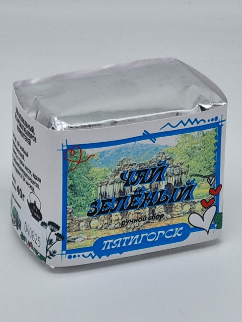 Чай зеленый ручной сбор 40гр Пятигорск