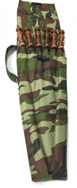 Набор №15 шампура в чехле 6шт 50см и мангал