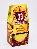 Подарочный набор с 23 февраля для бани соль жасмин 150гр и запарка эвкалипт