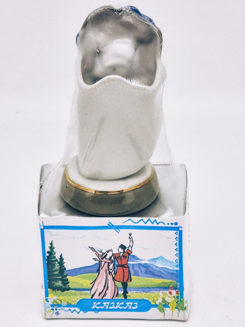 Краснополянский чай "Перевальный" 40гр Кавказ с сувениром Джигитик Сочи - подставка под зубочистки