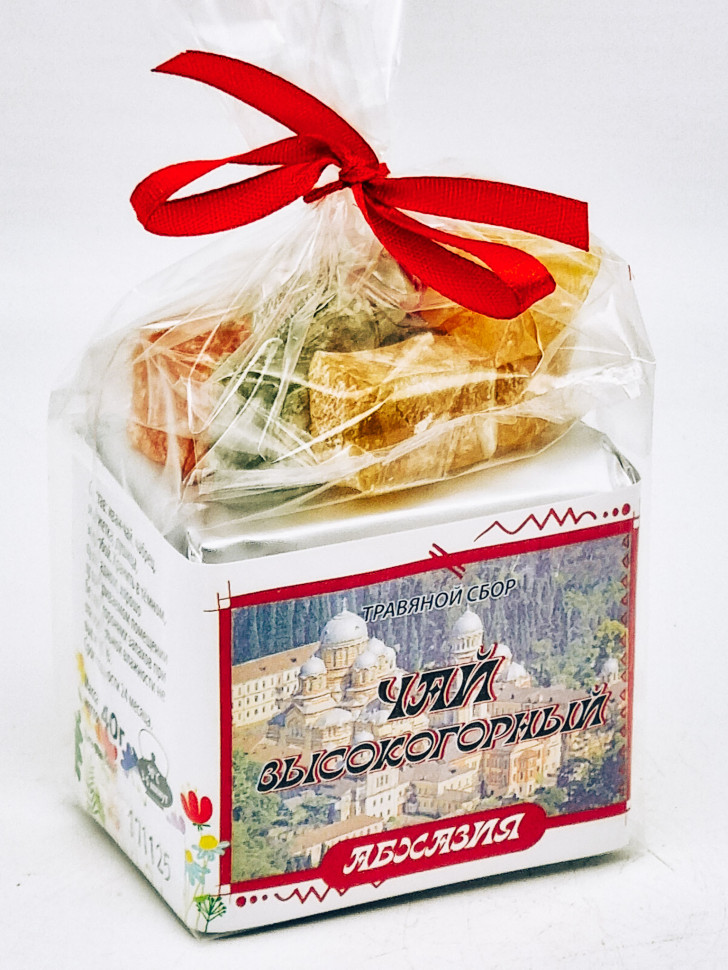 Краснополянский чай "Высокогорный" 40гр +лукум 50гр Абхазия