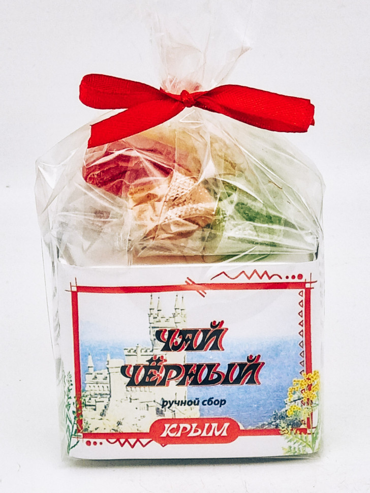 Чай черный ручной сбор 35гр +лукум 50гр Крым