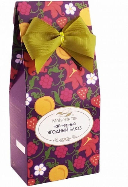 "Мацеста чай" черный "Ягодный блюз" 75гр "Мацеста чай" черный "Ягодный блюз" 75гр