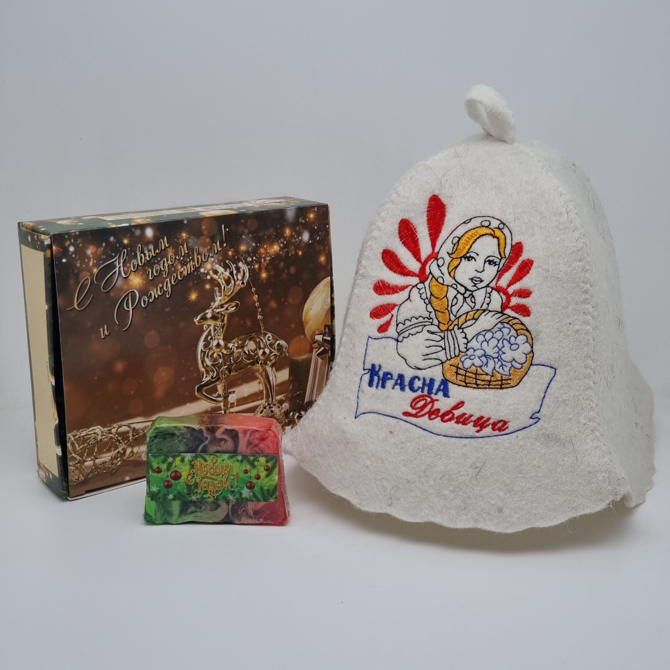 Набор для бани "Красна девица" с новым годом