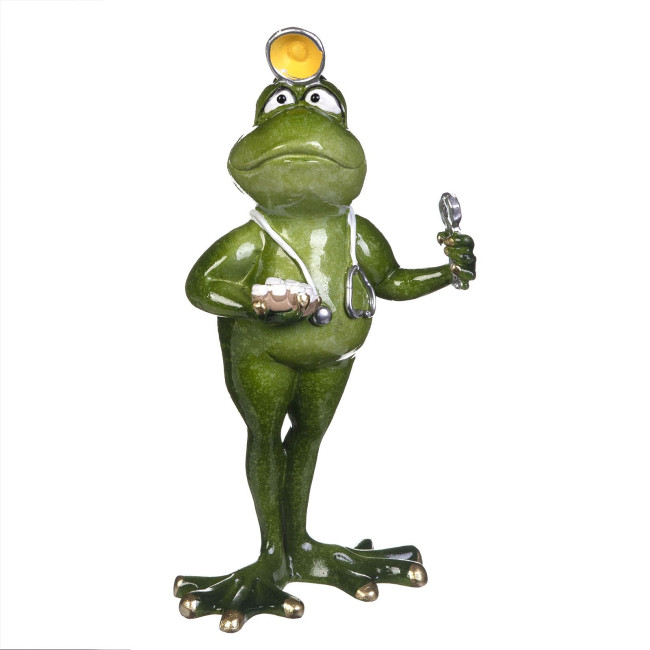 Лягушка врач лор 10,5*6,8*19,7см