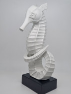 Сувенир керамика "Морской конек" белый