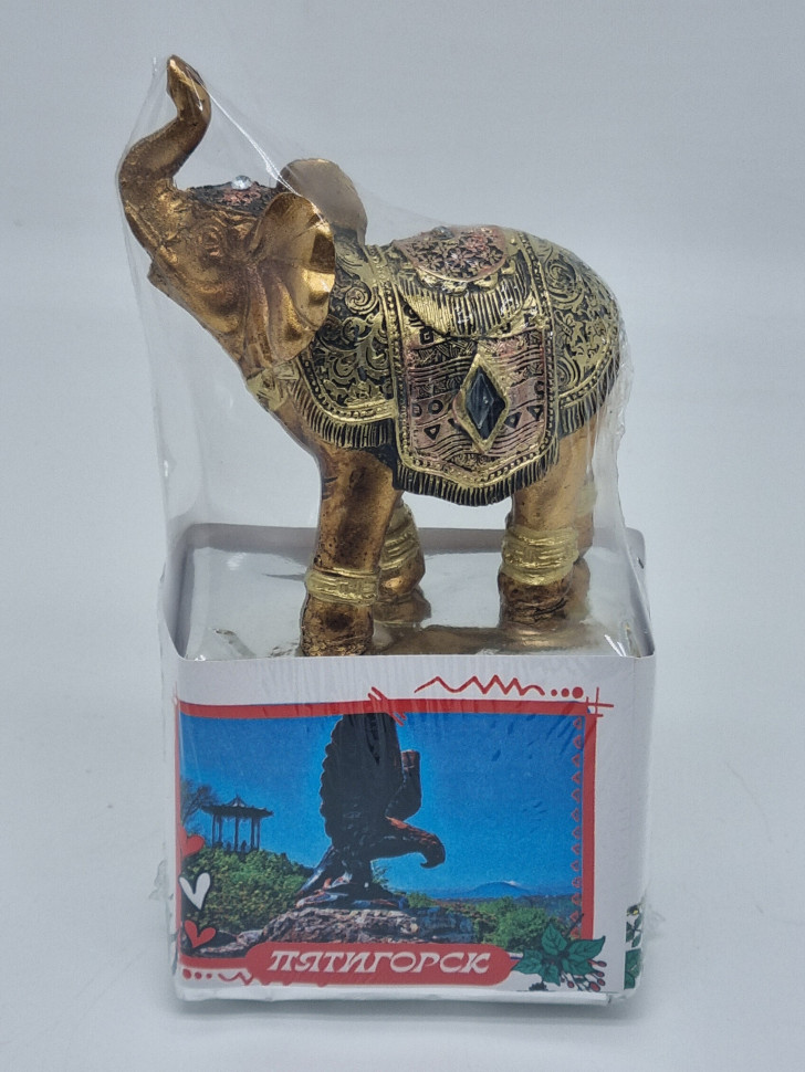 Чай черный ручной сбор 35гр с сувениром слон Пятигорск